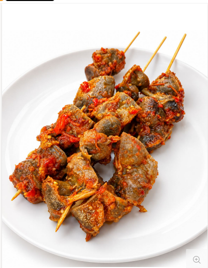 Turkey Gizzard Kebab